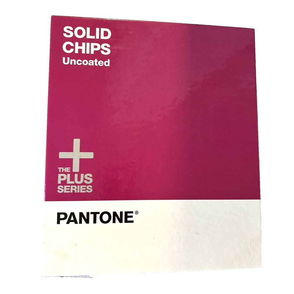Pantone The + Plus Series Solid Chips UNCOATED Solid Color Book Reference